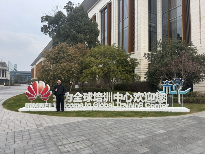 At the Global Training Center in Hangzhou